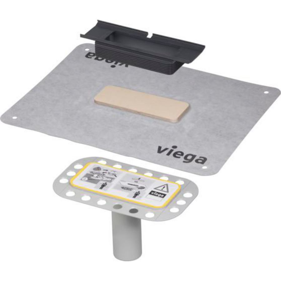 Afvoergarnitur DN 50 kunststof/lichtgrijs