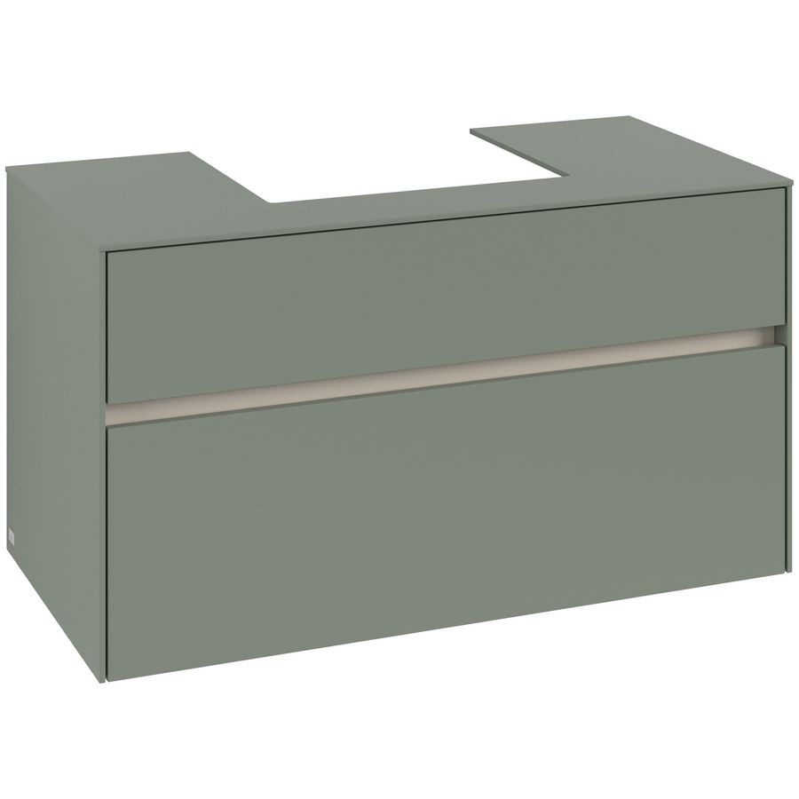 Wastafelonderkast Collaro 1000x548x500mm Soft Green C01600AF