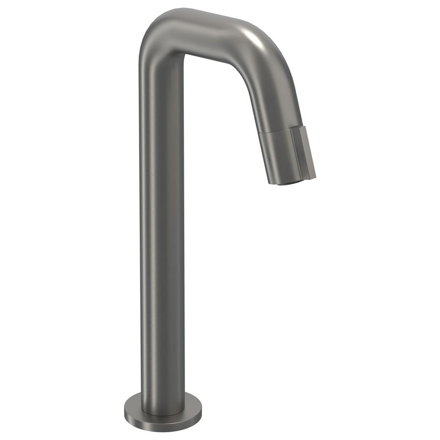 Fonteinkraan PACT contour staand L-size sprong 116mm highriser geborsteld metal black PVD