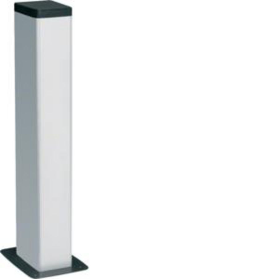 Vloerzuil dubbel DAP ecoline 80mm lengte 650mm verkeerswit