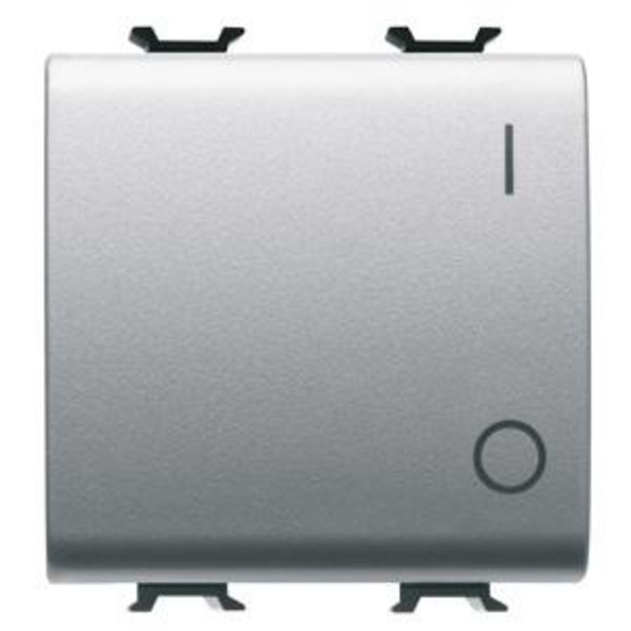 EENWEGSCHAKELAAR 2P 250 Vac-STEEKKLEMMEN-16 AX-NEUTRAL VVE=6