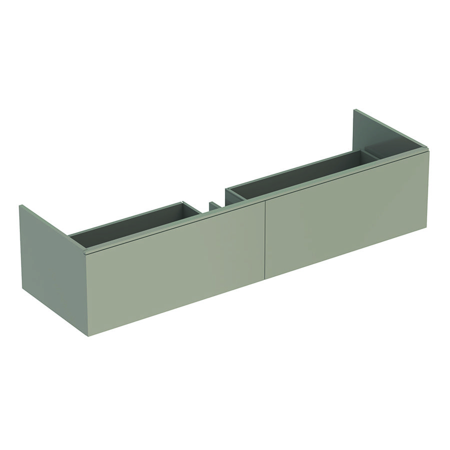 Xeno2 onderkast v wastafel 160cm varicor 2 laden greige