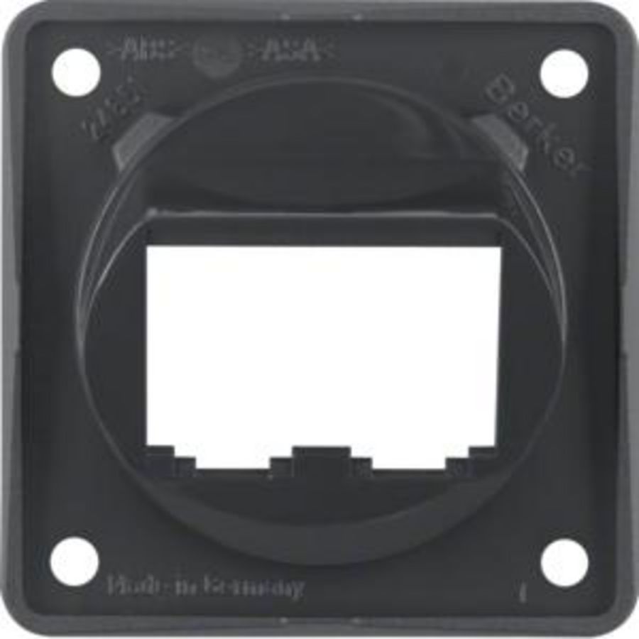 Draagplaat 2V BTR/E-dat modules berker Integro antraciet