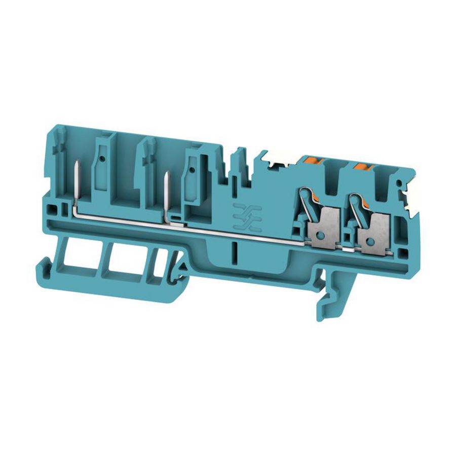 Insteekbaar PUSH IN blauw 2.5mm² 24A nr. verbinding VVE=50
