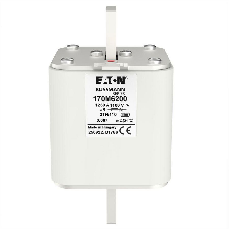 Zekering hoge snelheid 1250A AC 1100V 100kA size 3 76x90x