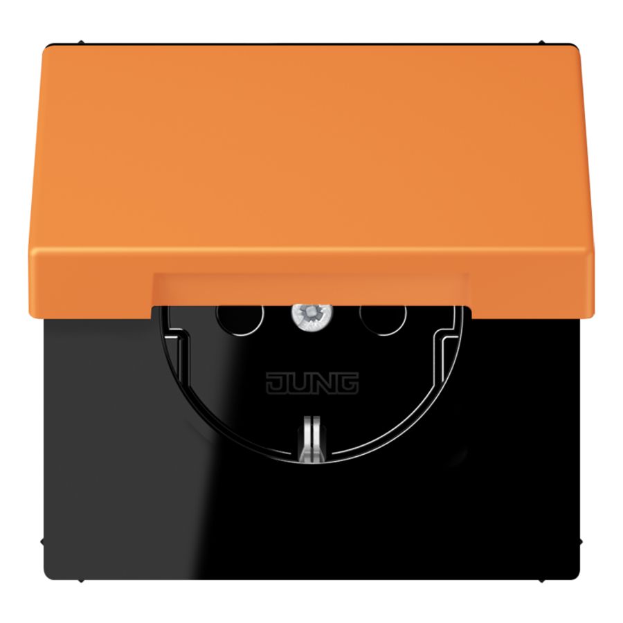Wandcontactdoos R/A klapdeksel slagvast S+ LC32081