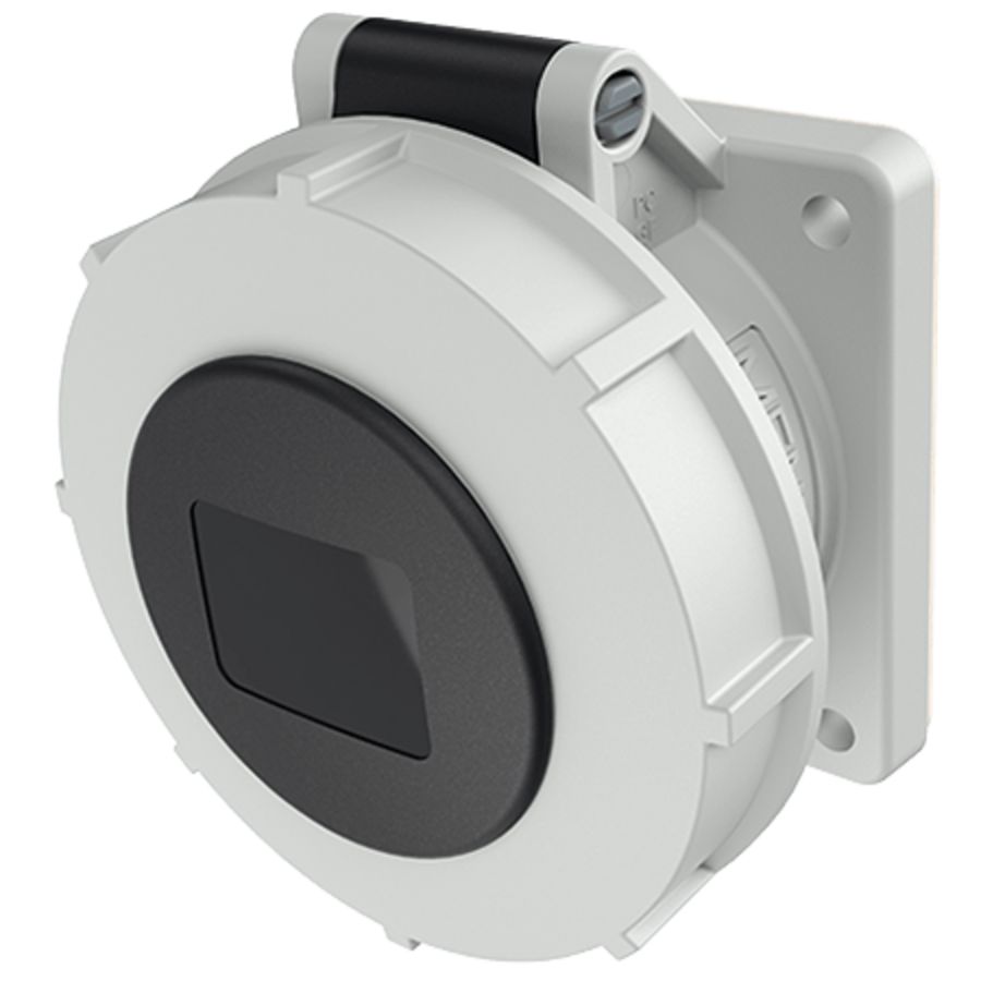 Inbouwwandcontactdoos 32A 4-polig  7H 500V IP67
