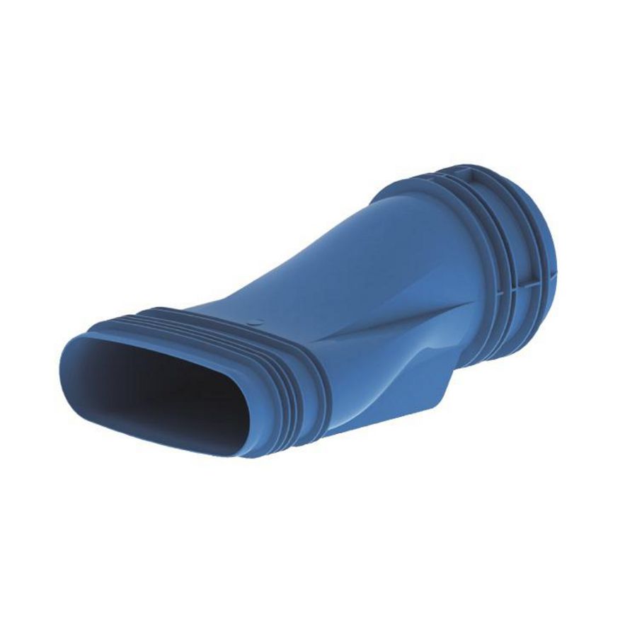 Hybalans+ koppelstuk rond/ovaal 132x52 92 spie