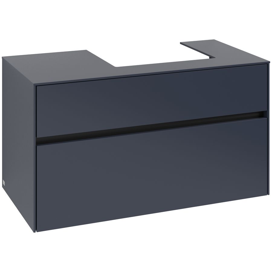 Wastafelonderkast Collaro 1000x548x500mm Marine Blue C015B0VQ