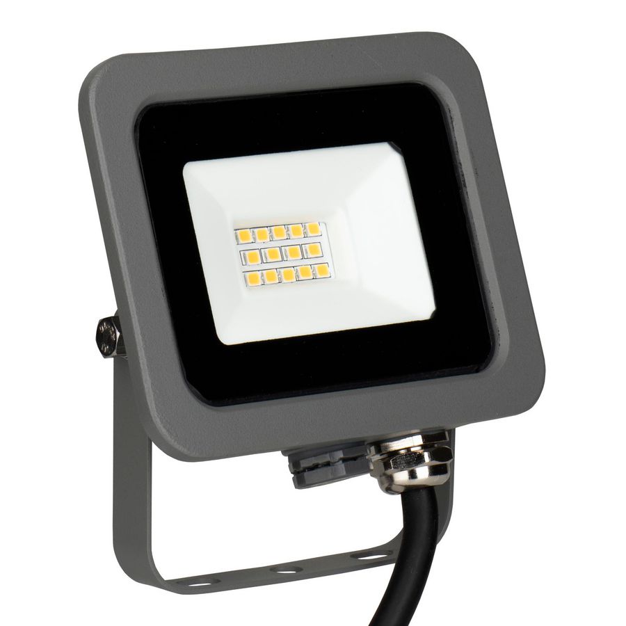 Schijnwerper LED 2.0 10W 1050lm 3000K grijs