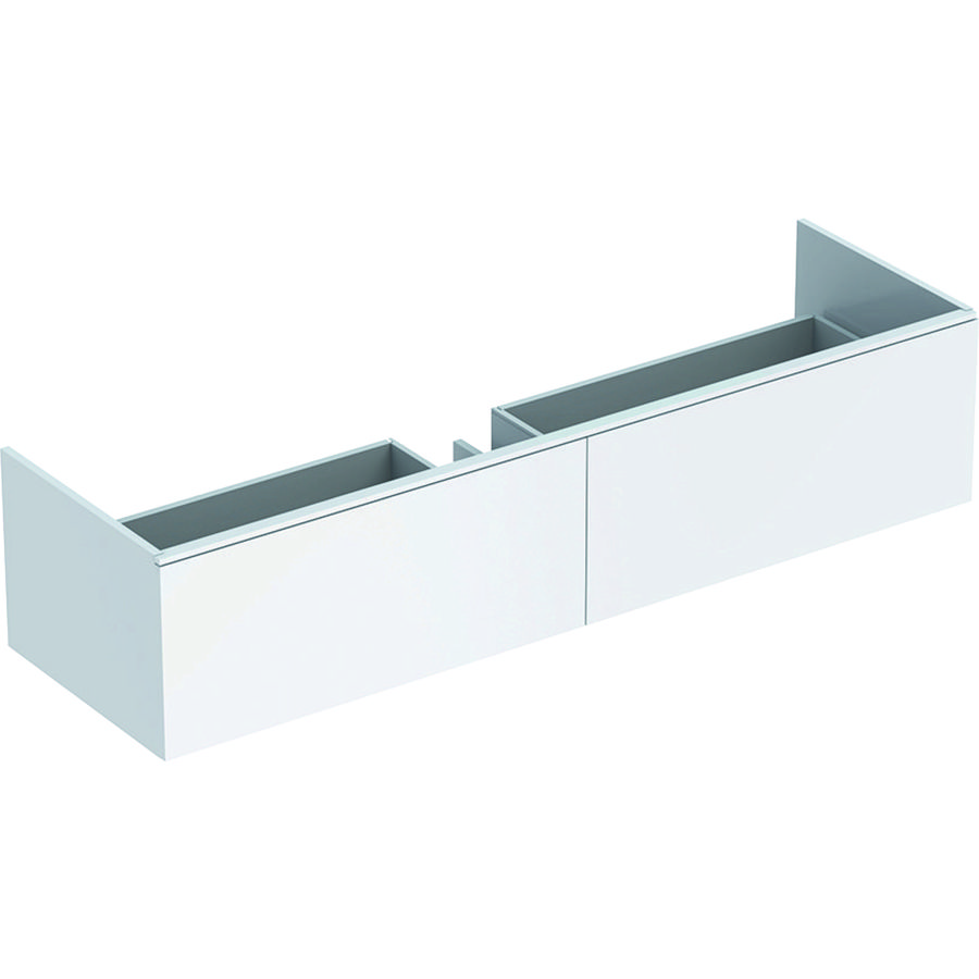 Xeno2 onderkast v wastafel 160cm varicor 2 laden wit