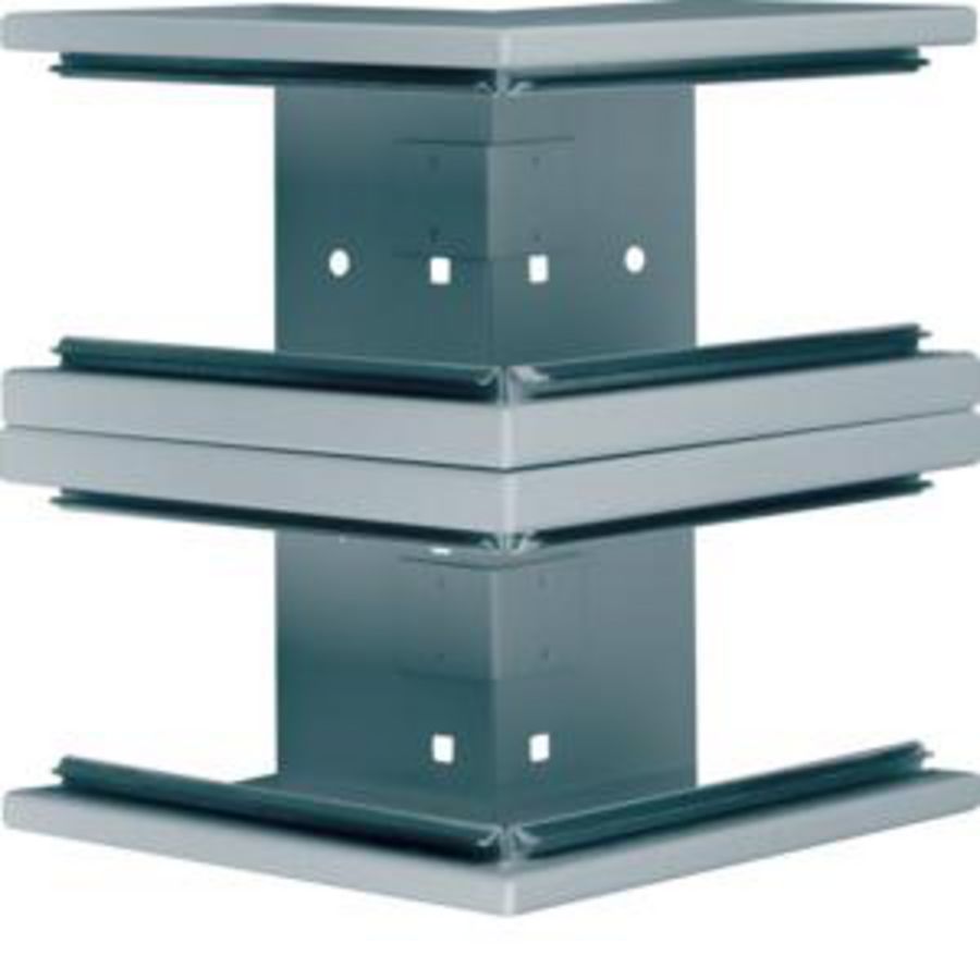 Buitenhoek staal voor goot BRS 100x210mm dubbel verzinkt