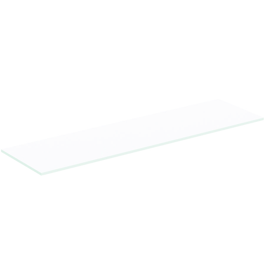 Afdekblad hout I.LIFE-B zonder uitsnijding 1804x505x18mm mat wit
