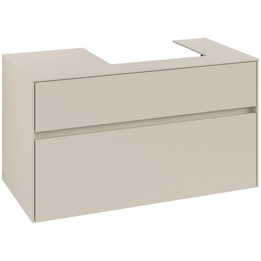 Wastafelonderkast Collaro 1000x548x500mm Cashmere Grey C015B0VN