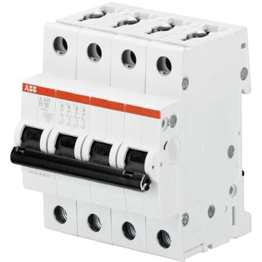 Installatieautomaat 6kA 4-polig B-karakteristiek 16A