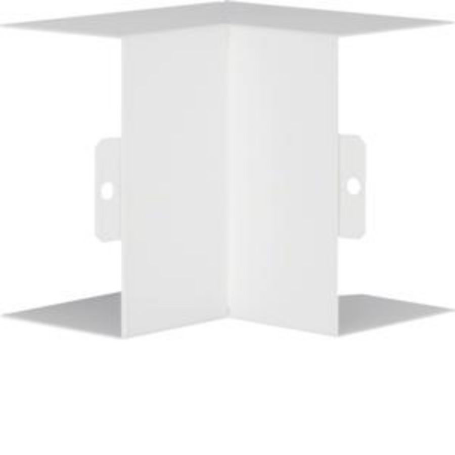 Binnenhoek voor goot 60x100mm LFS verkeerswit