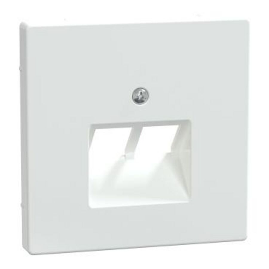 Centraalplaat RJ45 tweevoudig Lotuswit SysD