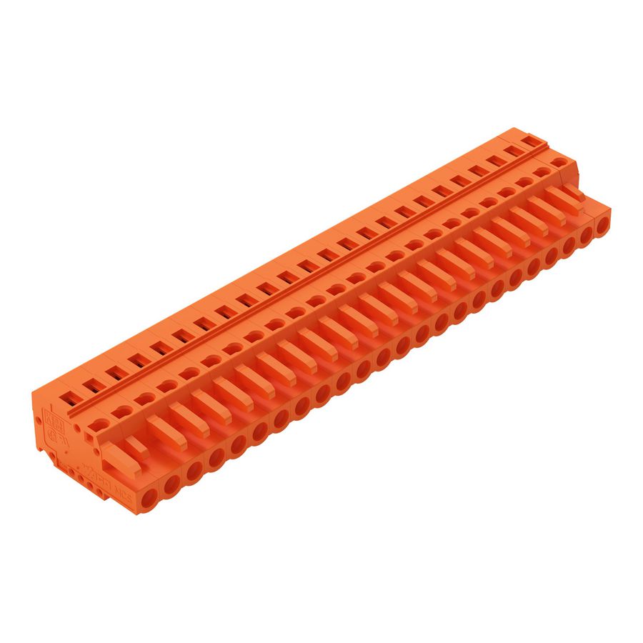 1-draads FE steker 2,5 mm² oranje 231-324/102-000 VVE=10