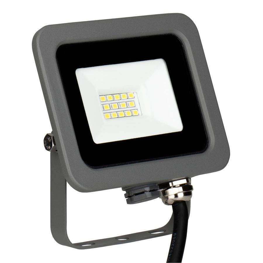Schijnwerper LED 2.0 10W 1100lm 6500K grijs