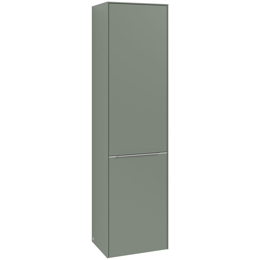 Hoge kast SUBWAY 3.0 450x1710x362mm Soft Green C59200AF greep alu. glans