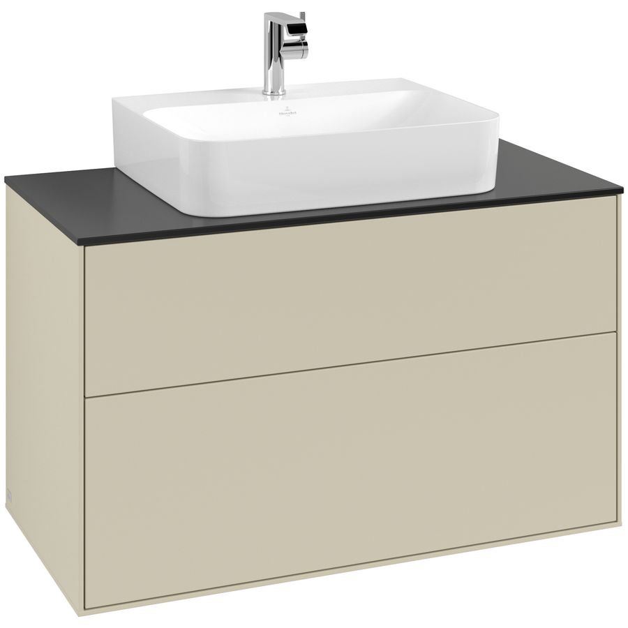 Wastafelonderkast Finion 1000x603x501mm S.Grey Matt Lacquer G10200HJ