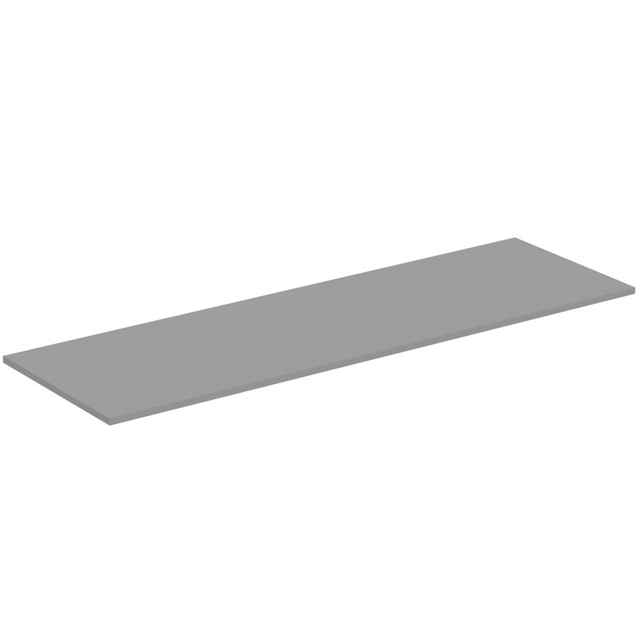 Afdekblad hout I.LIFE-B zonder uitsnijding 1604x505x18mm mat grijs