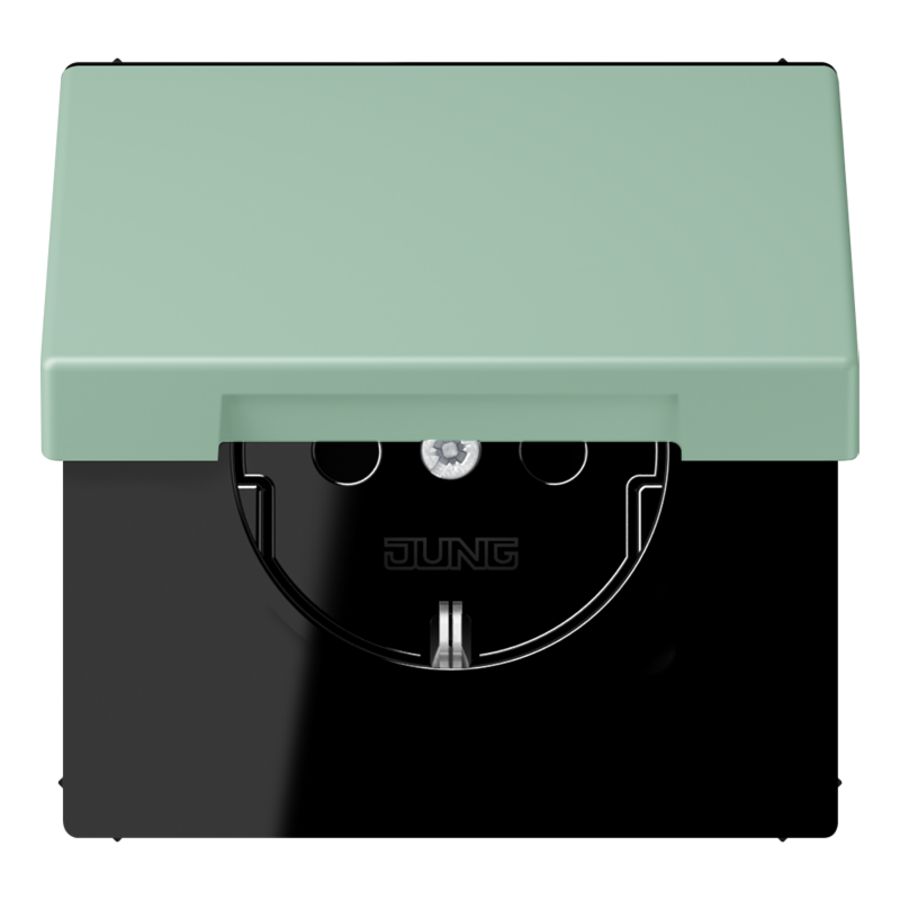 Wandcontactdoos R/A klapdeksel slagvast S+ LC32041