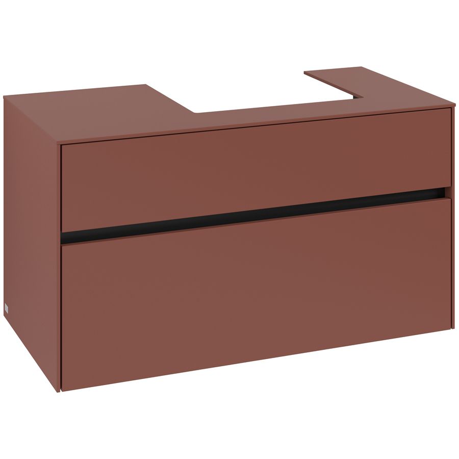 Wastafelonderkast Collaro 1000x548x500mm Wine Red C015B0AH