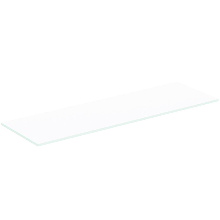 Afdekblad hout I.LIFE-B zonder uitsnijding 1604x505x18mm mat wit