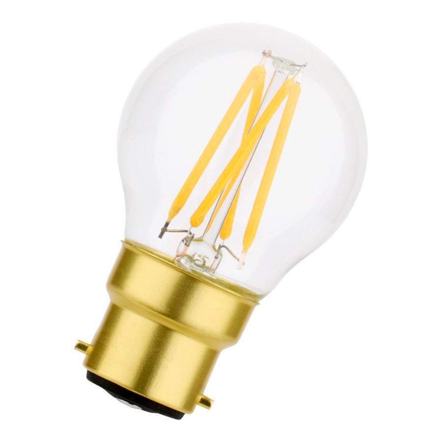 LED FIL G45 B22d DIM 4W (35W) 400lm 827 Helder