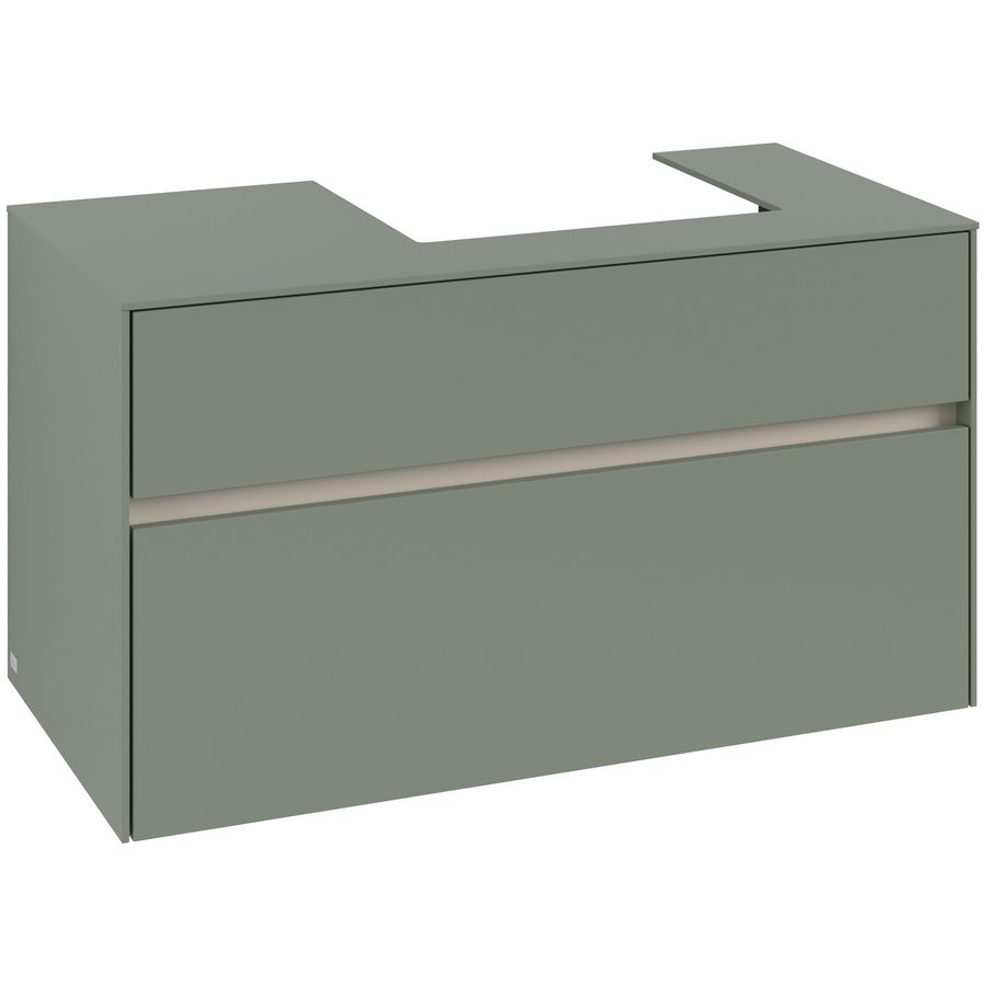 Wastafelonderkast Collaro 1000x548x500mm Soft Green C015B0AF