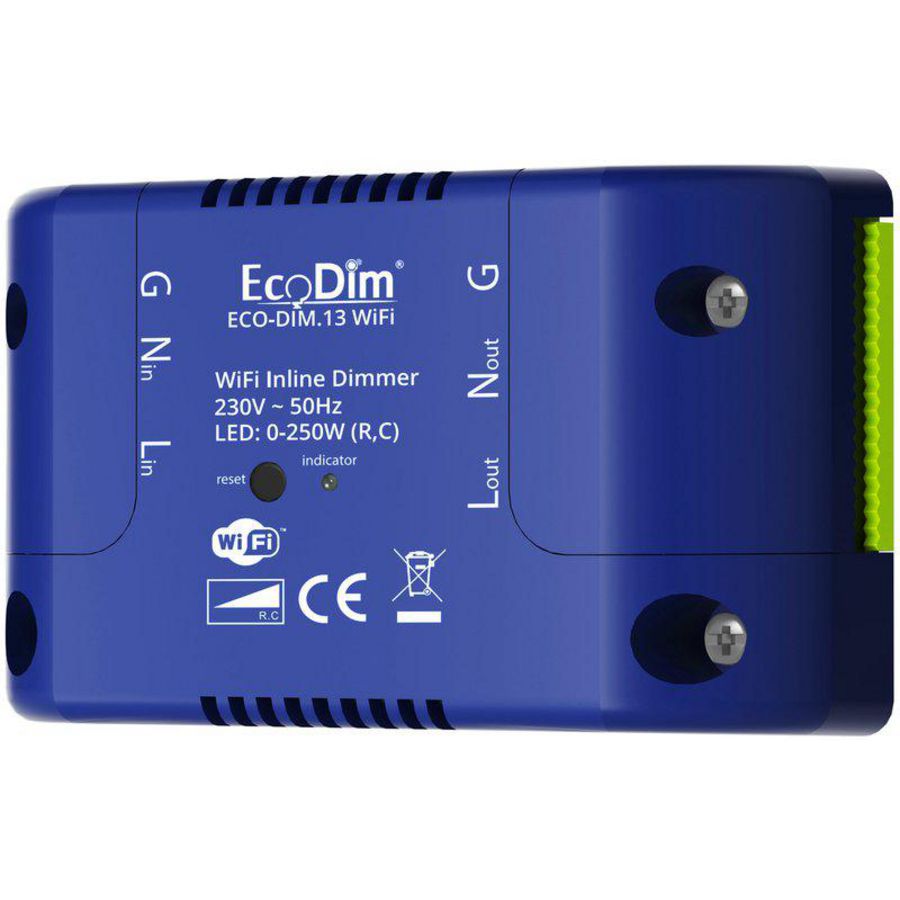 LED dimmer 250W WiFi inline 13 fase afsnijding