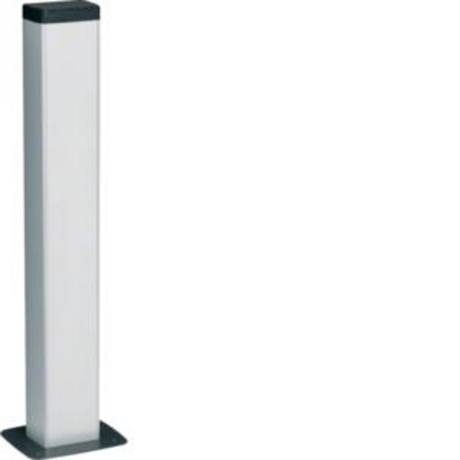Vloerzuil enkel DAP ecoline 80mm lengte 650mm verkeerswit