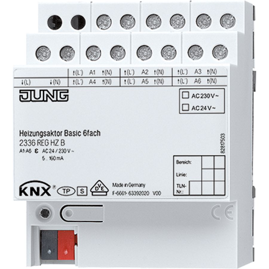 Verwarmingsactor Basic 230/24V KNX