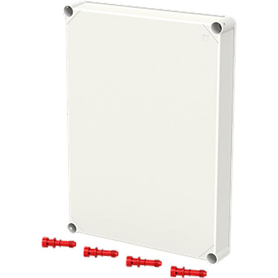 Installatiekast VMS 43 deksel GRIJS INCL. SLUITING ROOD