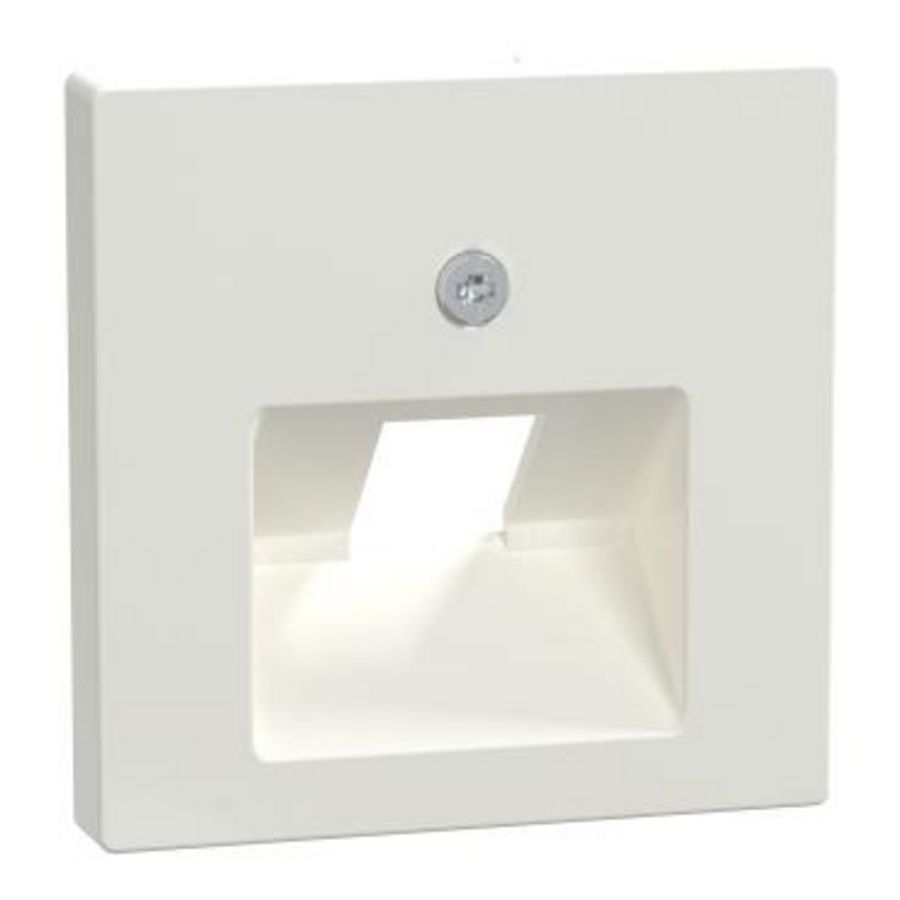 Centraalplaat UAE 1-voudig Polarwit Systeem M