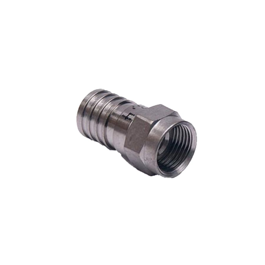 Connector F-male voor C12/HD9+/Tel100 krimp VVE=100