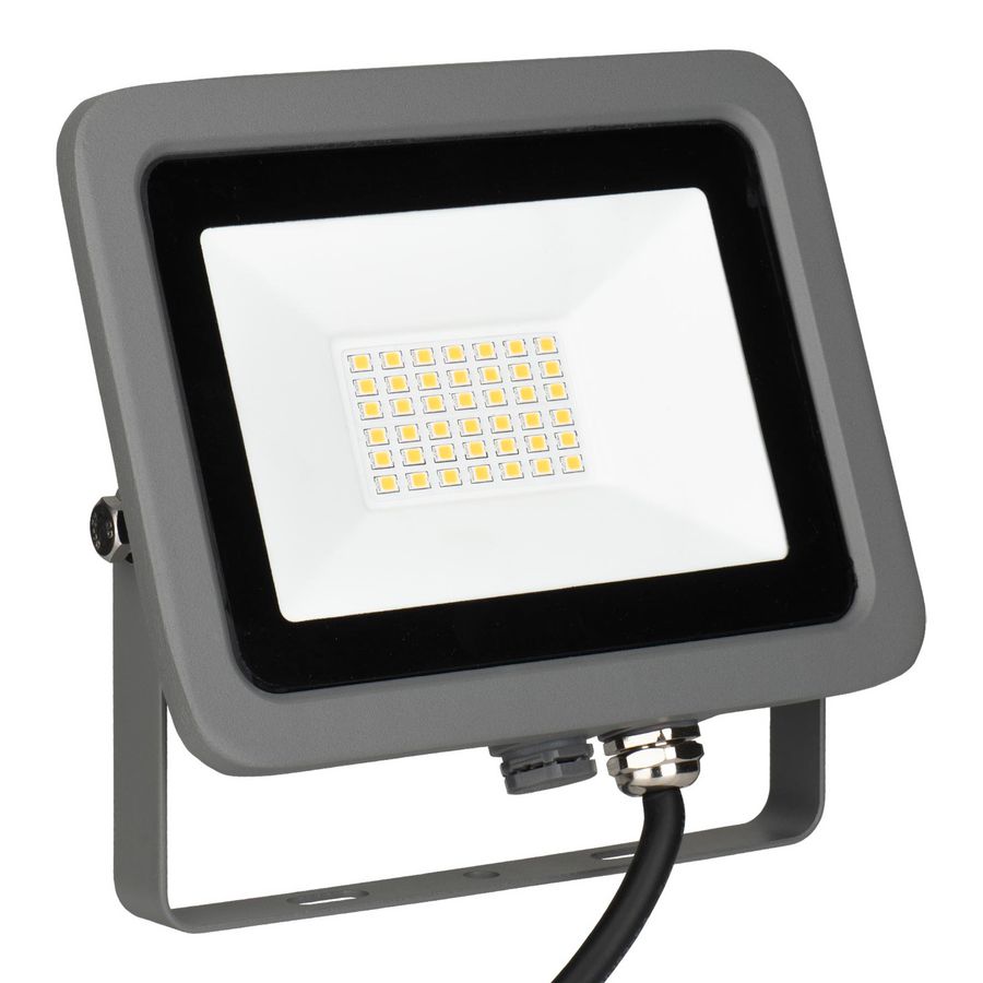 Schijnwerper LED 2.0 30W 3000lm 3000K grijs
