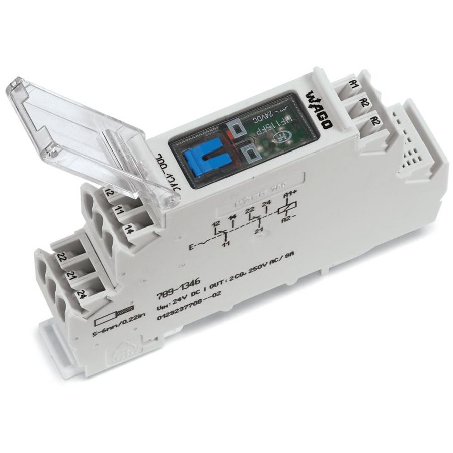 Relaismodule DC 24V 2 wisselcontacten 789-1346