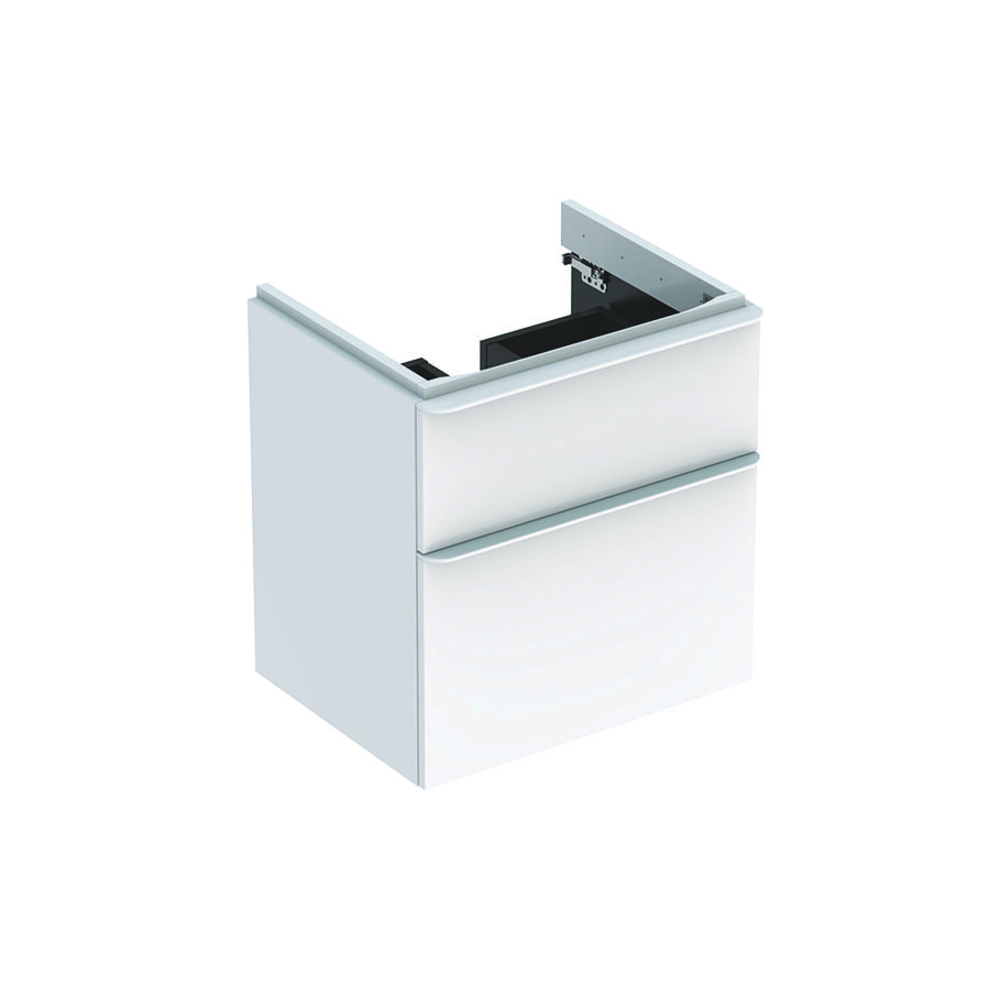 Smyle onderkast v. wastafel 60cm 2 laden wit