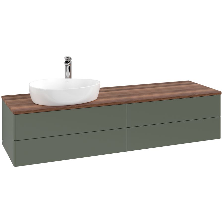 Wastafelonderkast Antao 1600x360x500mm L.Green Matt Lacquer L26052HL