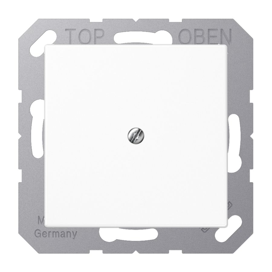 Afdekking A500 alpine wit v. kabelinvoer