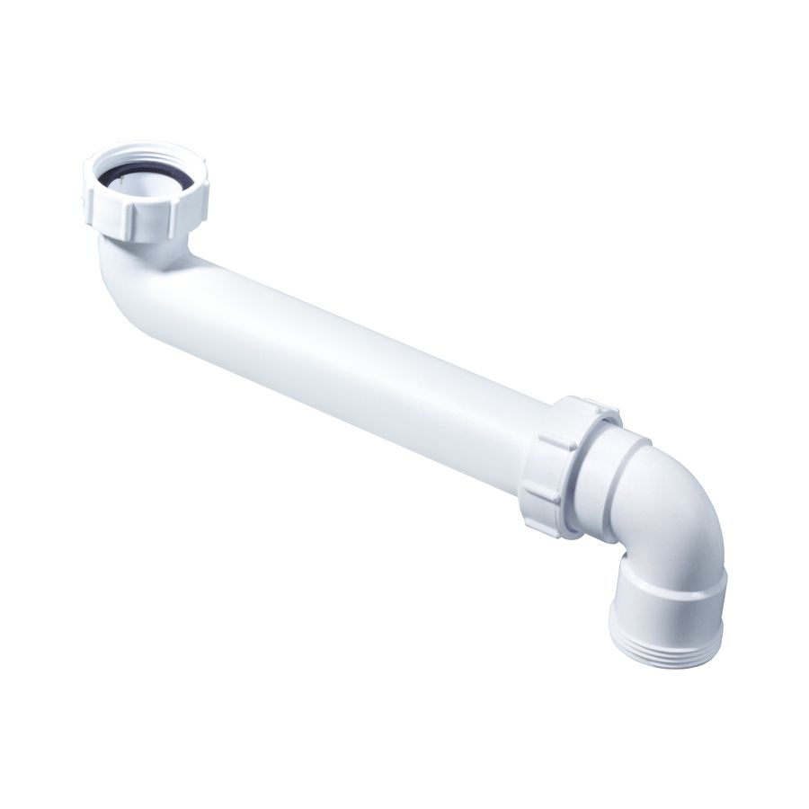 Bocht ruimtebesparend PP wit 1.1/2"wartelx1.1/2"bu.dr. McAlpine
