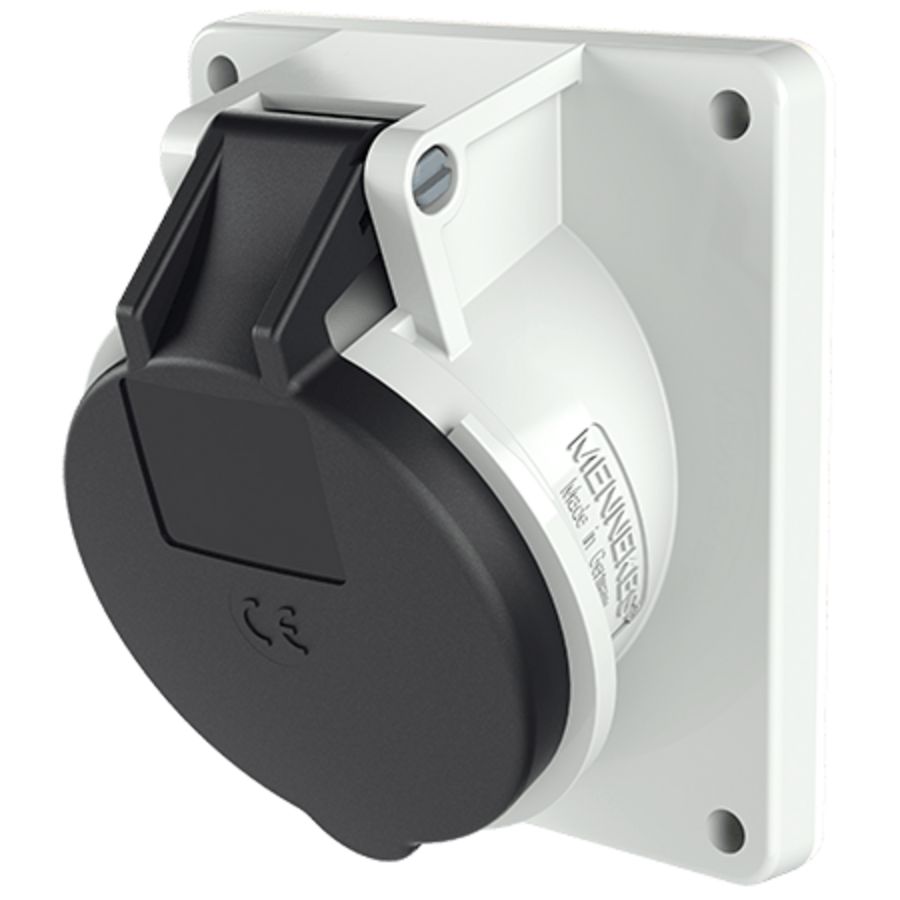 Inbouwwandcontactdoos 32A 5-polig  7H 500V IP44 TwinCONTACT
