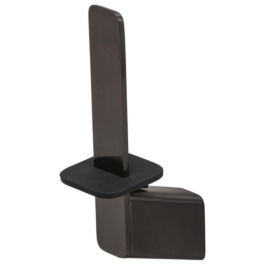 Reserveclosetrolhouder zwart metaal geborsteld SHIFT