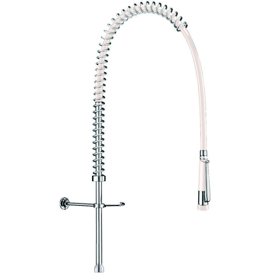 Voorspoelkolom + sproeier 433000 z. kraan korte zuil F3/4"