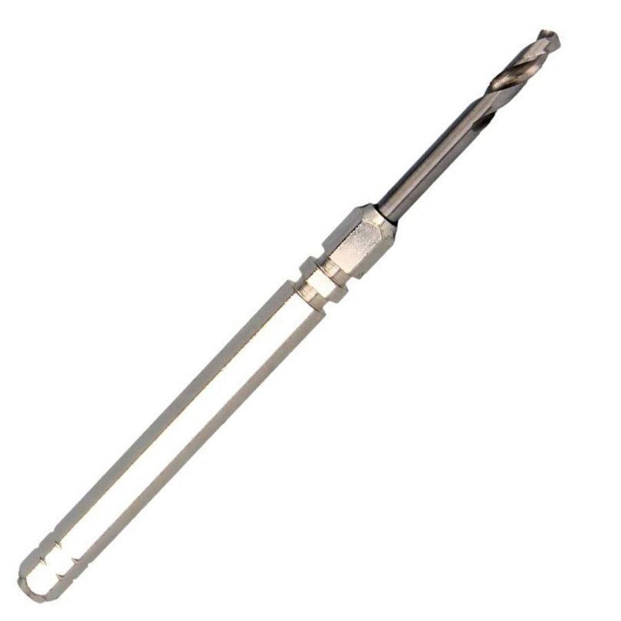 Click & Drill opnameschacht zeskant 10mm met vaste centreerboor HSS kort, voor Clean Cut gatzagen