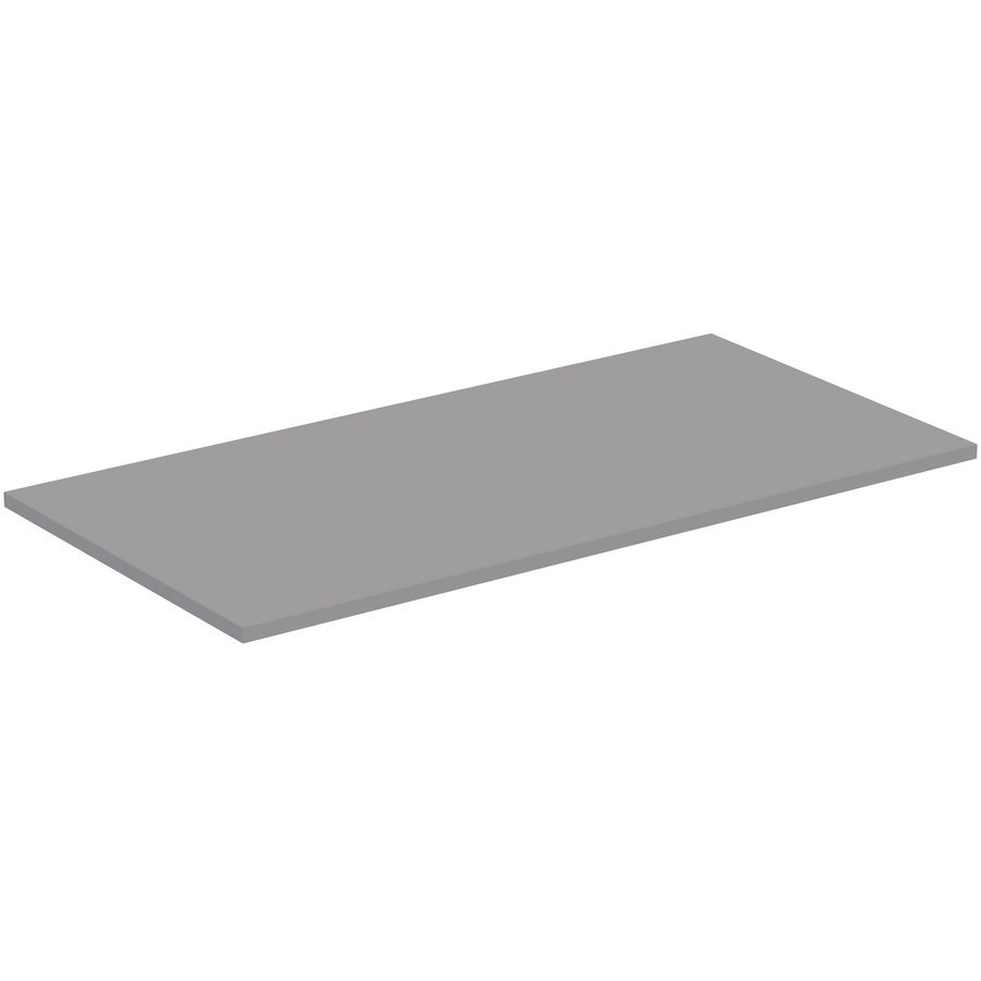 Afdekblad hout I.LIFE-B zonder uitsnijding 1002x505x18mm mat grijs