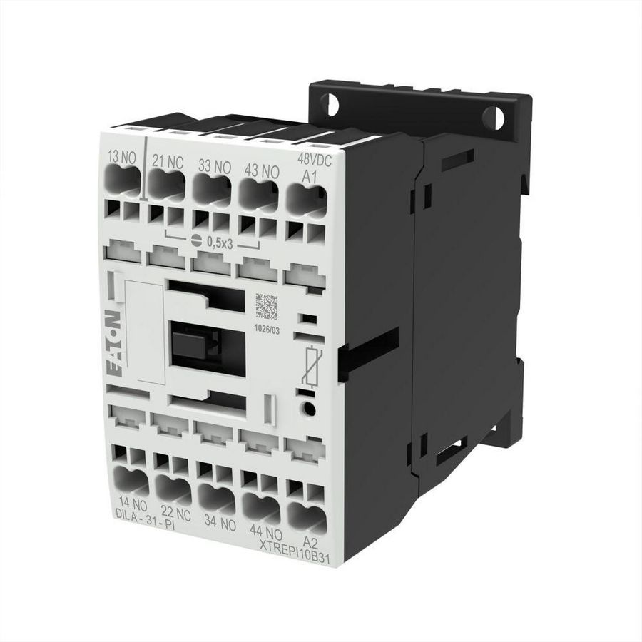 Contactor relay,3NO/1NC,DC operated