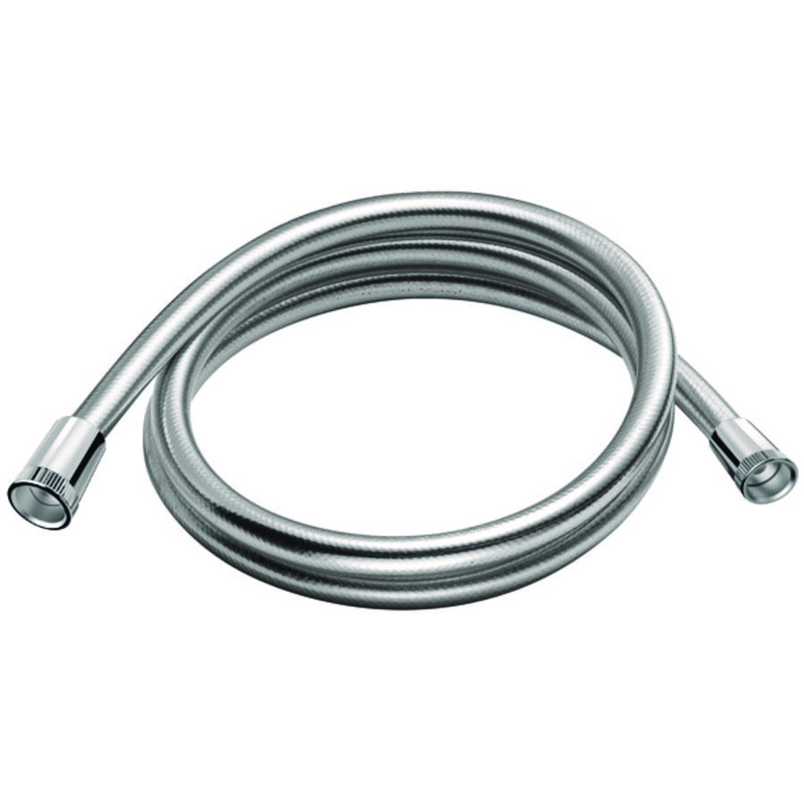 Doucheslang SILVER glad kunststof 1/2" 85cm
